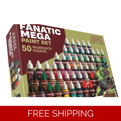 Wargames Fanatics - Mega Paint Set - 50 Paints